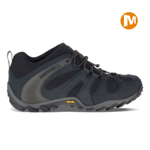 Merrell Chameleon 8 Stretch Wanderschuhe Herren Schwarz [DE-GXBHE]
